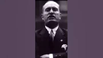 Extremely rare mussolini speech in English