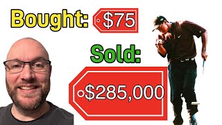 SOLD FOR $285,000: Iconic Sports Card Photo He Bought for $75!