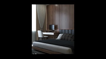 Sketchup with Vary  Bedroom Interior Design