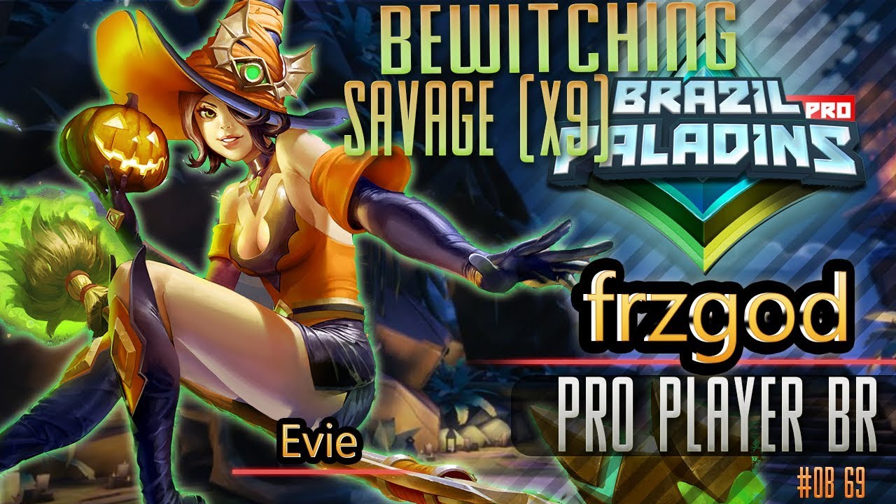 frzgod Pro Player BR jogando de Evie SAVAGE(x9) Paladins 