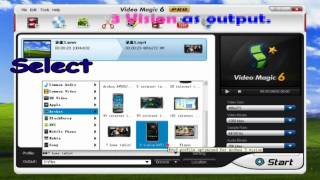 Use Video Magic Converter wmv to Archos 3 Vision screenshot 5