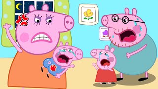 Oh No! Don't Touch Baby Geogre  Mummy Pig Very Angry | Peppa Pig Funny Animation