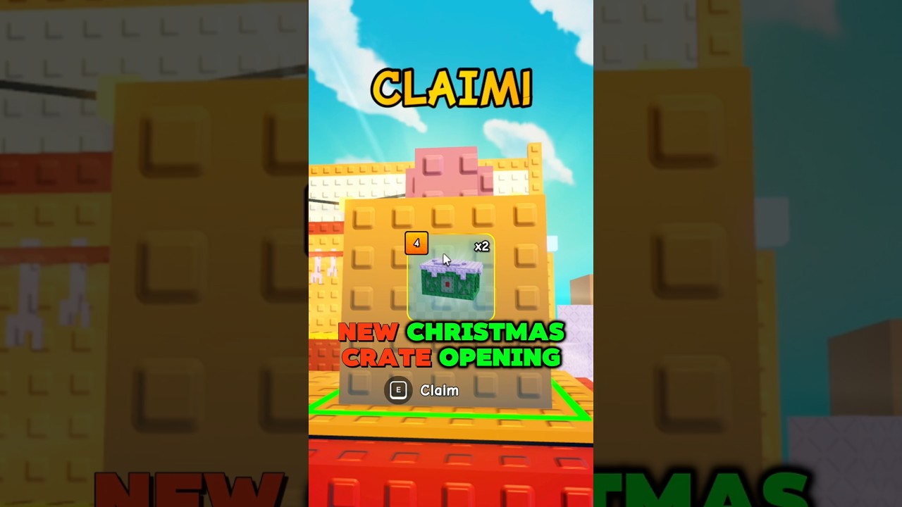 OPENING THE NEW CHRISTMAS CRATE 🎄🎁 in Plants vs Brainrots 