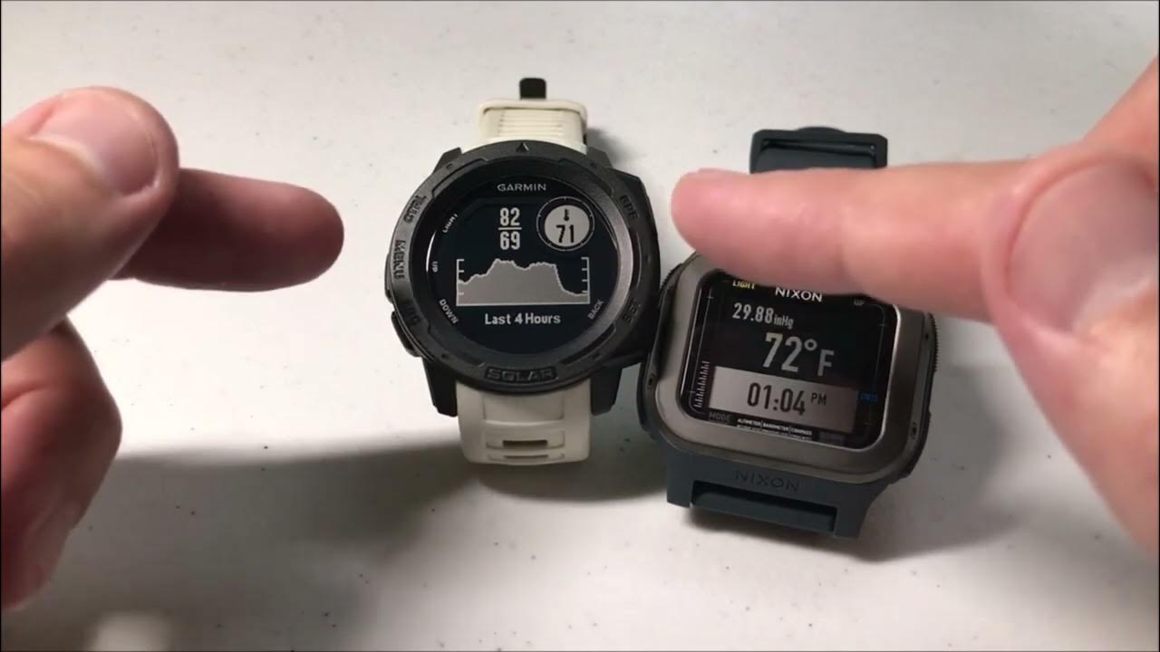 Nixon Regulus Expedition vs. Garmin Instinct Thermometer mode YouTube