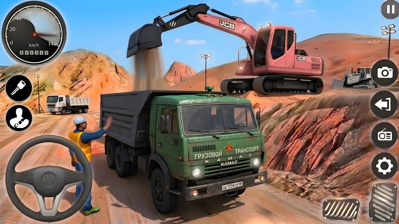 👷City Road Construction Simulator 3D 🚧 | Heavy Excavator & Truck