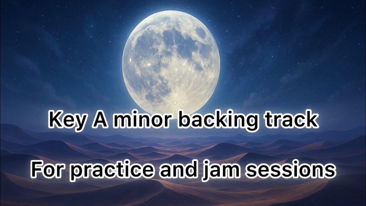 Key A minor backing track / For practice and jam sessions