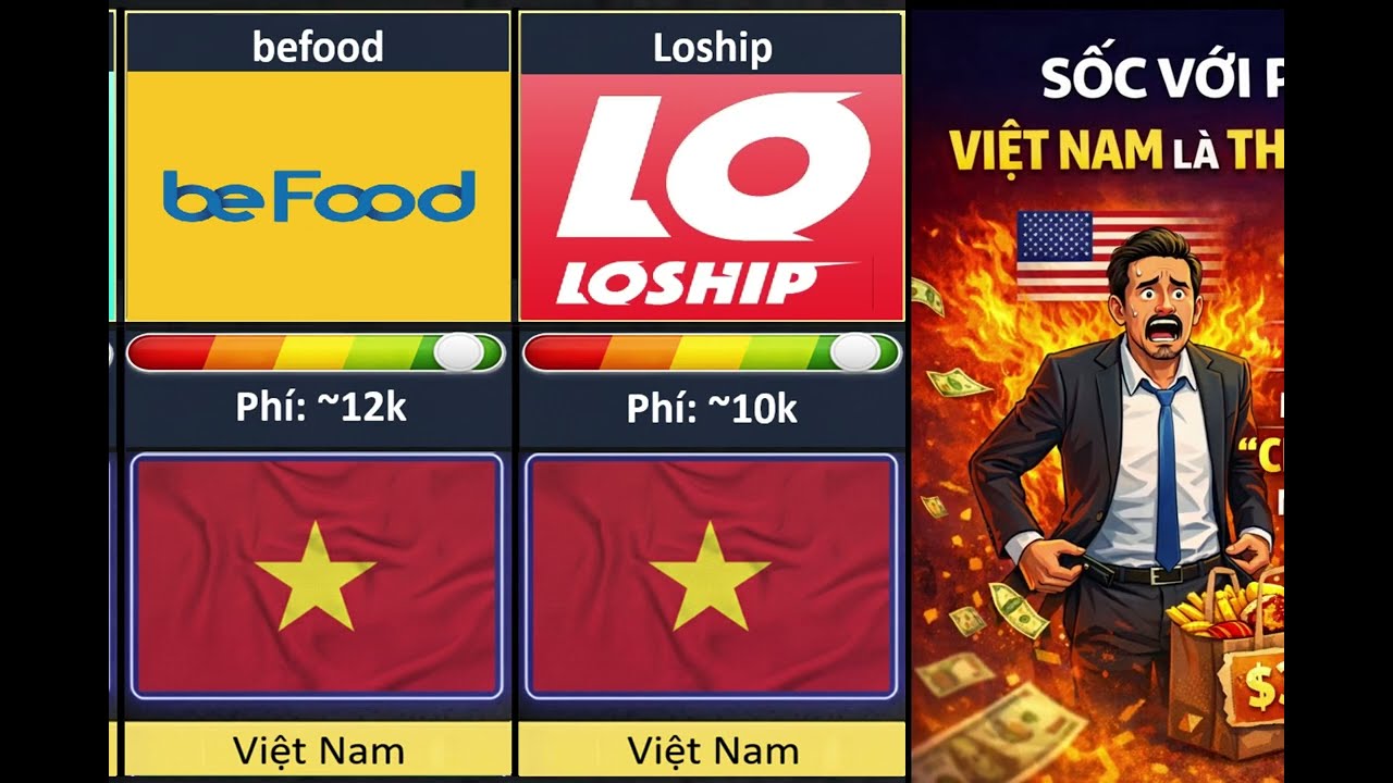 Sốc với phí ship đồ ăn 45 nước: Việt Nam là thiên đường, Mỹ là cơn ác mộng!