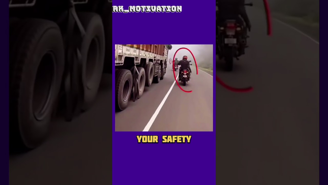 Road Safety First: A Rider’s Quick Thinking Prevents an Accident.
