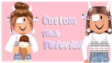 Custom Roblox Hair For GFX Tutorial || CuteDolphin954