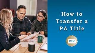 How to Transfer a Pennsylvania Title