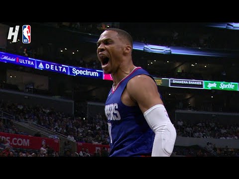 Russell Westbrook gets a technical for showing emotion after his dunk