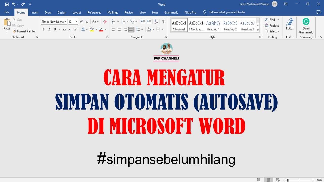 Cara Efektif Mengaktifkan Fitur Autosave di Microsoft Excel Cara Efektif Mengaktifkan Fitur Autosave di Microsoft Excel