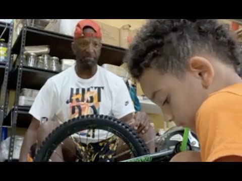 Taking The Training Wheels Off Of My Grandson’s Bicycle