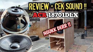 Review Cek Sound Speaker Acr 18701 Dlx Horegh 