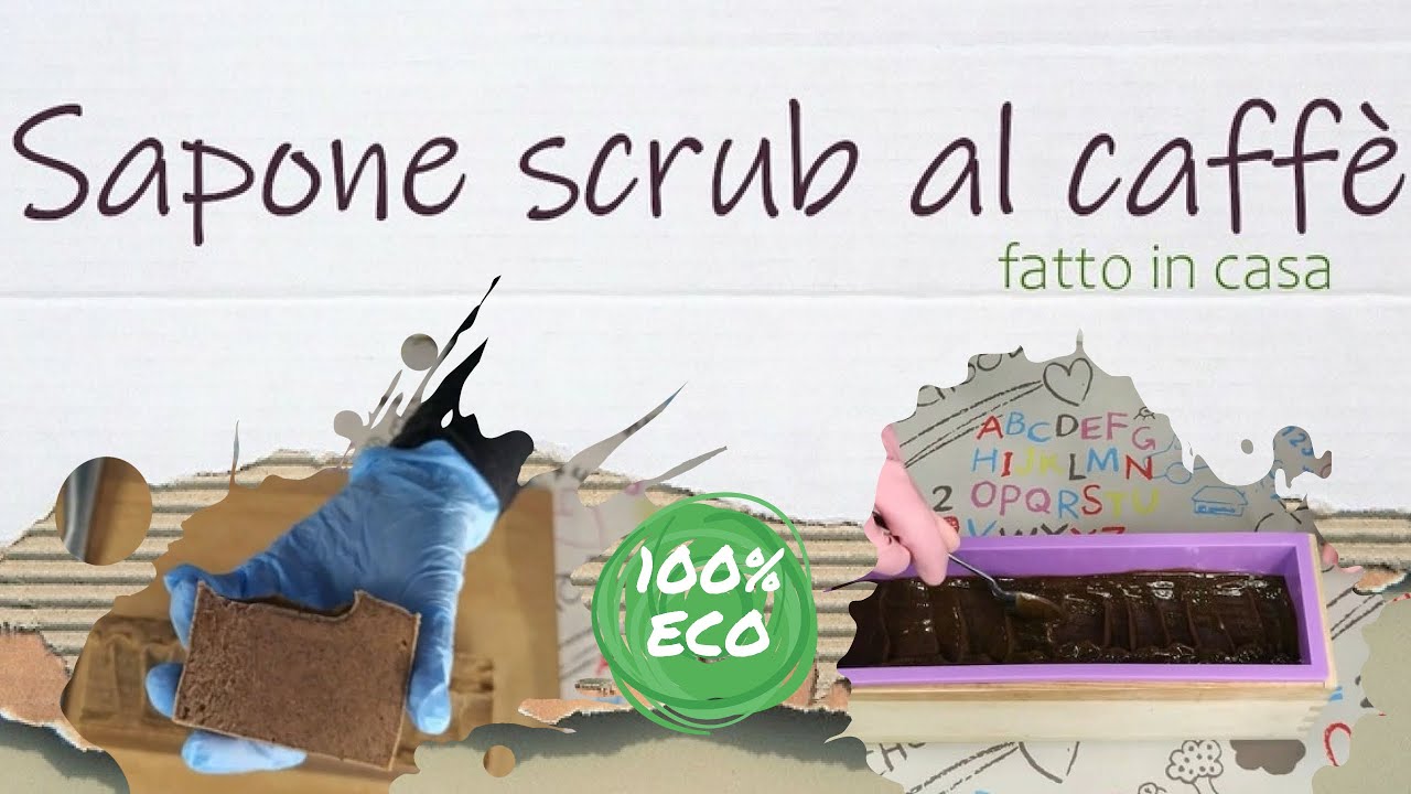 Sapone scrub al caffè fatto in casa | TUTORIAL │ i Quattro Elementi - Naturalis Solutio