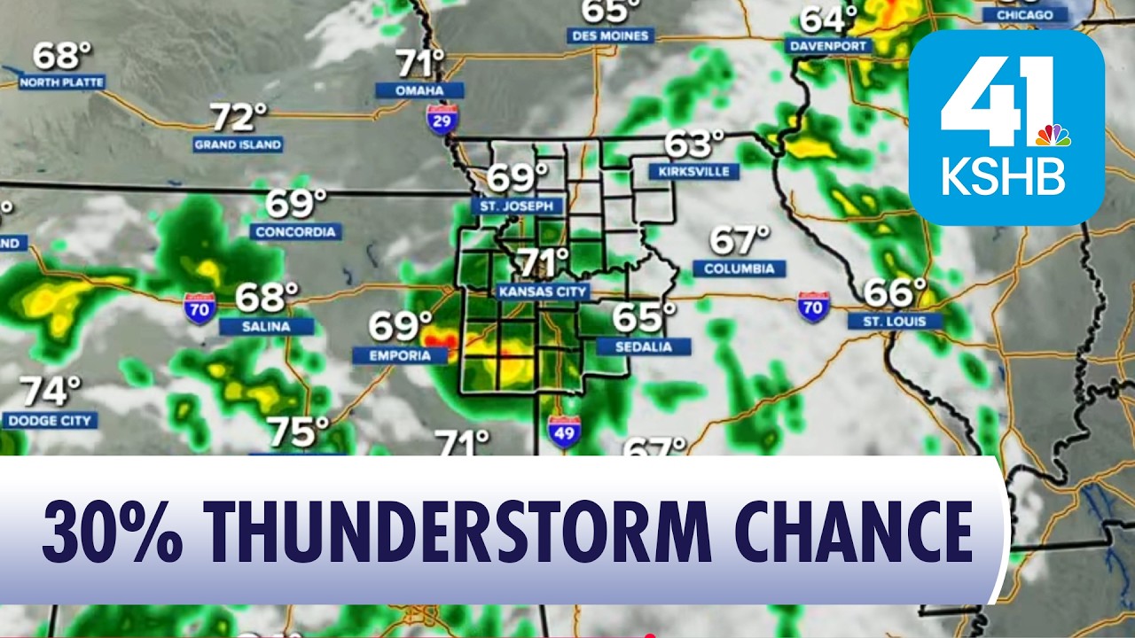 KSHB 41 Weather Blog | Update on Thunderstorm chance this Evening and ...