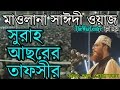 Allama delwar hossain saidi bangla waz   