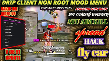DRIP CLIENT V1.4 NEW UPDATE OB 51 VIDEO FREE FIRE HACK ALL SERVER OPP WORK ALL DEVICE WORKING