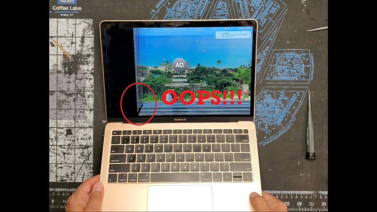 Screen Less Macbook MacBook Air 13 Screen Replacement...for way less than new! - YouTube