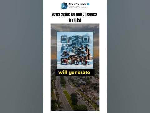 Creates mind-blowing QR codes in seconds. 🚀 🎥 #AIart #QRcodes #AItoday Creates mind-blowing QR codes in seconds. 🚀 🎥 #AIart #QRcodes #AItoday