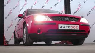 Montáž Stieracia liżta FORD MONDEO III Estate (BWY): video zadarmo