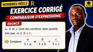 Ensemble Des Nombres Réels - Comparer Deux Expressions. Secondes