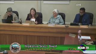 Select Board: November 1, 2022