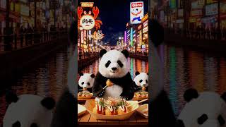 Panda’s Street Food Stolen by a Bird!? 🐼🍜 Japanese Festival ASMR with Ramen, Takoyaki & Ikayaki