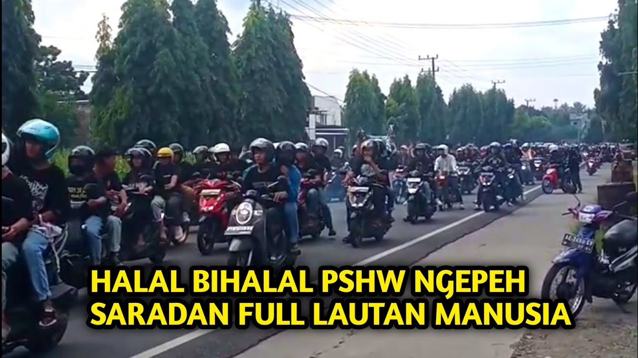 KEPULANGAN ROMBONGAN DARI ACARA HALAL BIHALAL PSHW SH WINONGO NGEPEH SARADAN