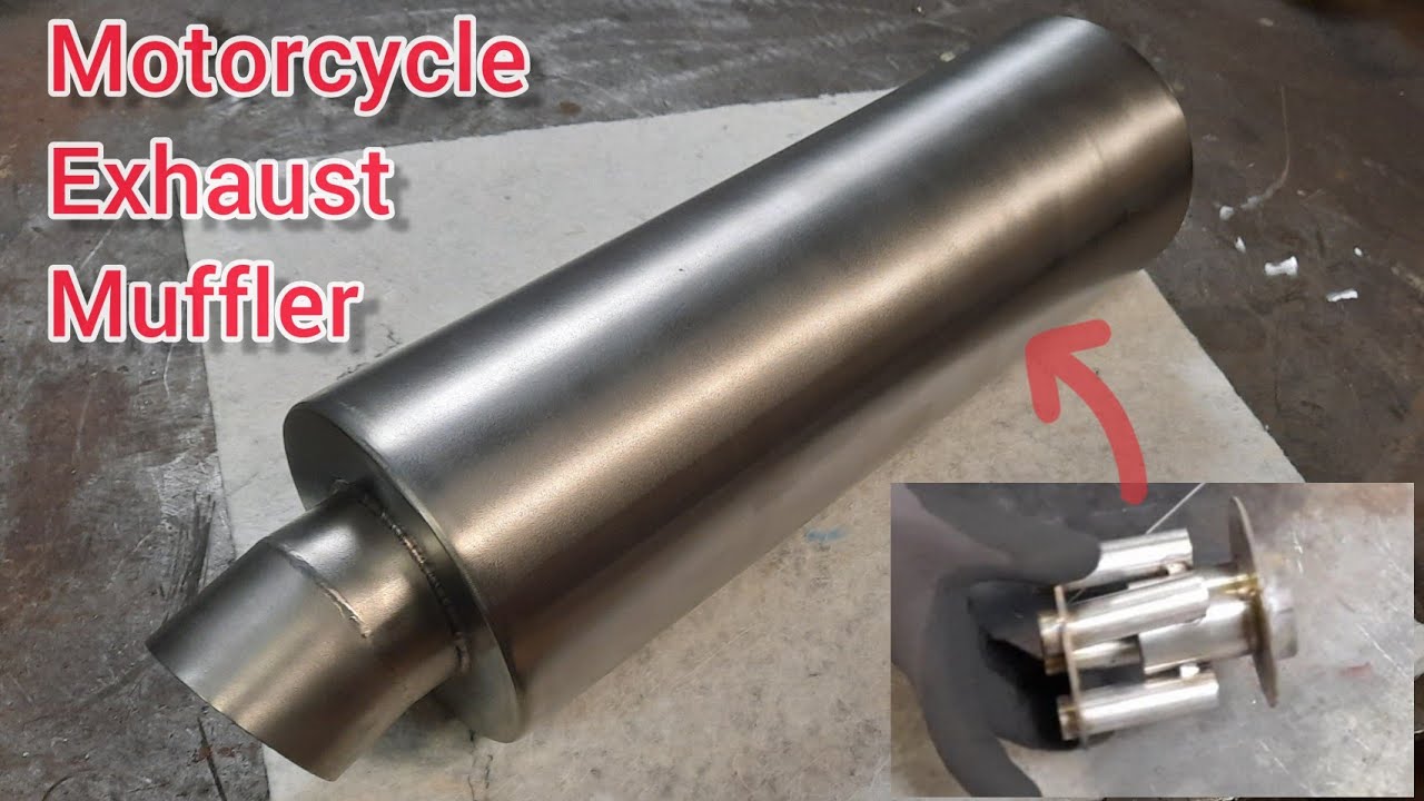 DIY Motorcycle Exhaust Muffler Stainless Steel YouTube