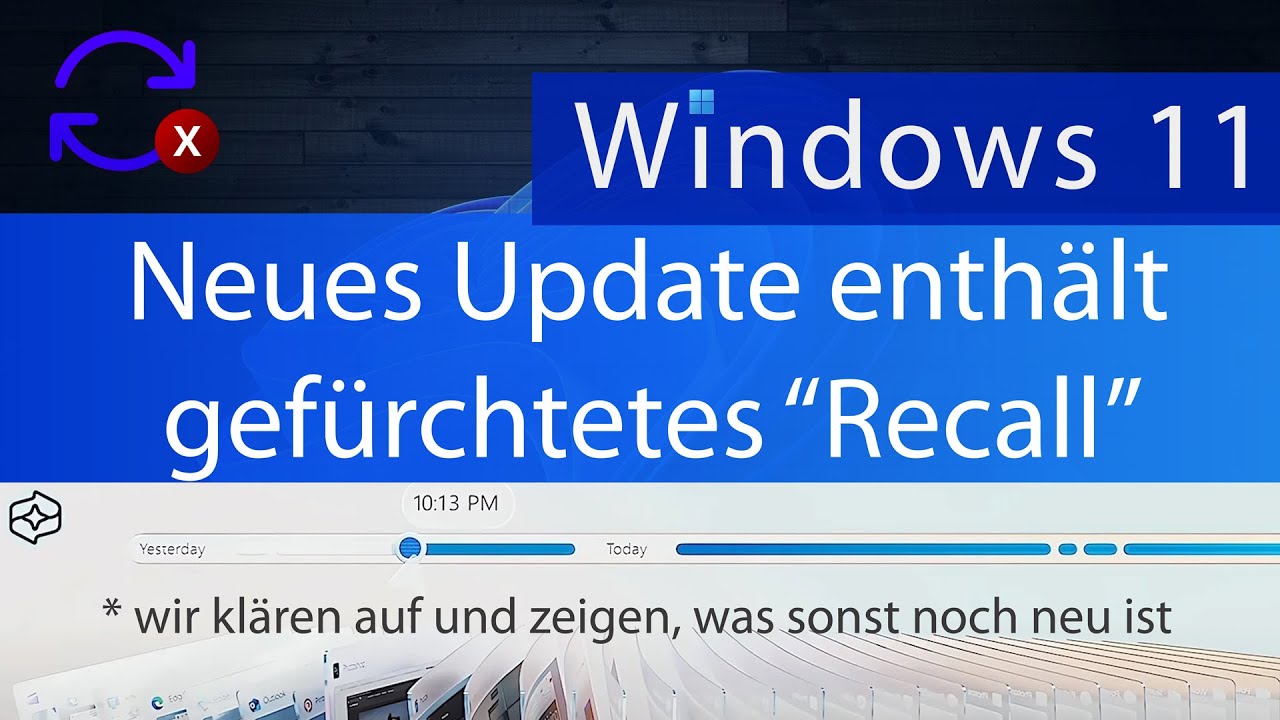Windows 11 - Update KB5062660 enthält das gefürchtete "Recall" - Wir klären auf! (+ Features/Bugfix)