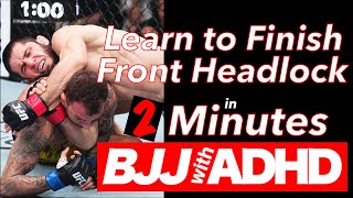 Front Headlock Like Makhachev and Merab - Learn to Finish in 2 Minutes