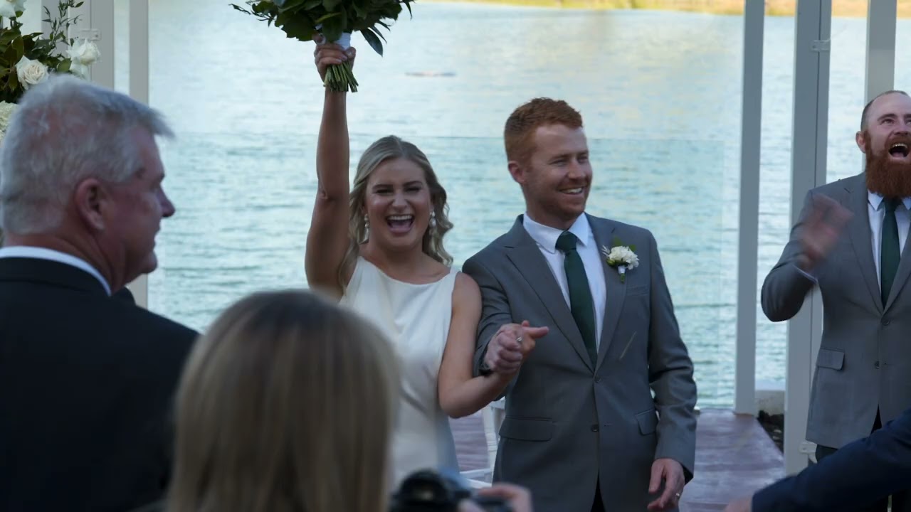 Laura & Chauncey wedding film still