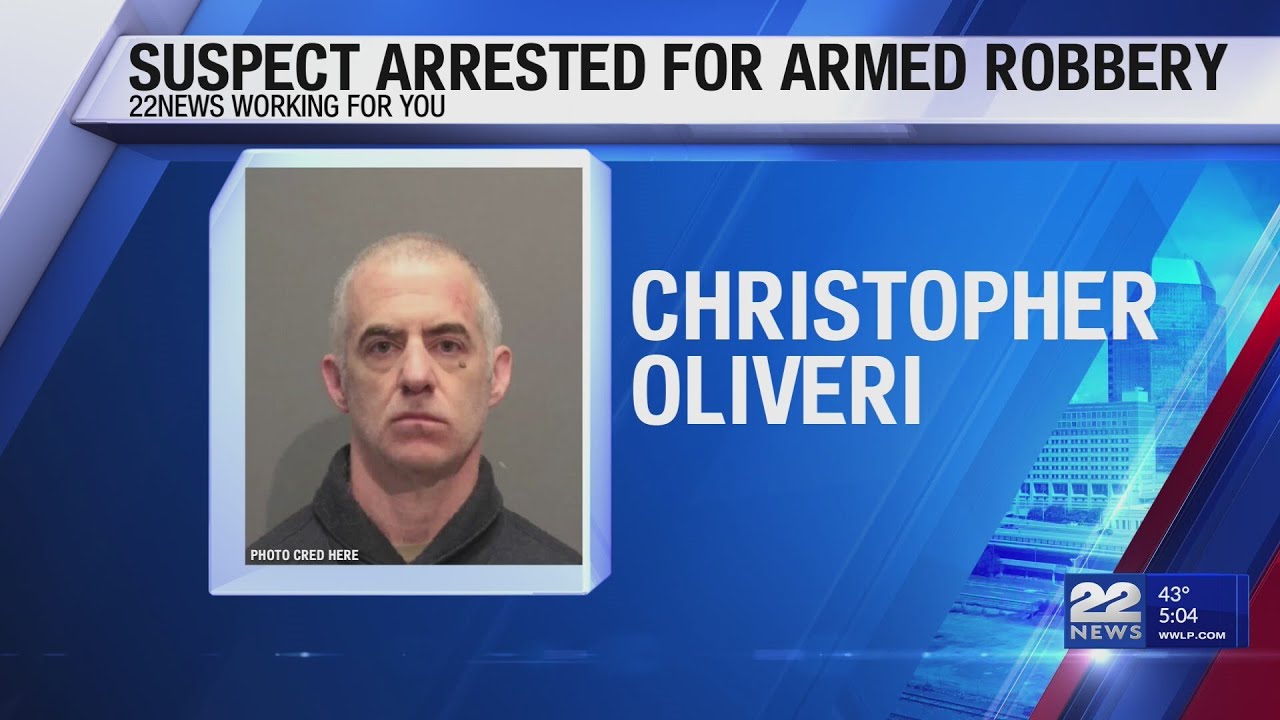 Suspect arrested for armed robbery at NBT bank in Pittsfield - YouTube