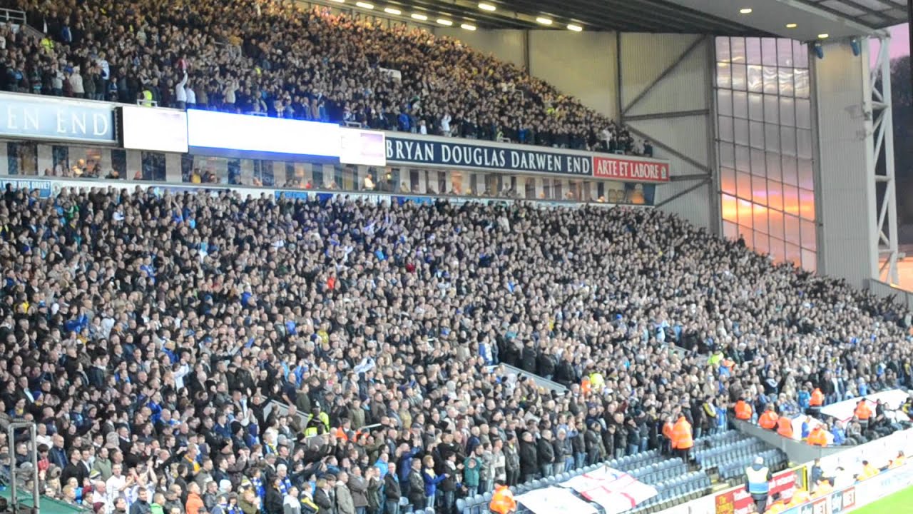 Leeds fans singing MOT away at Blackburn (2) YouTube