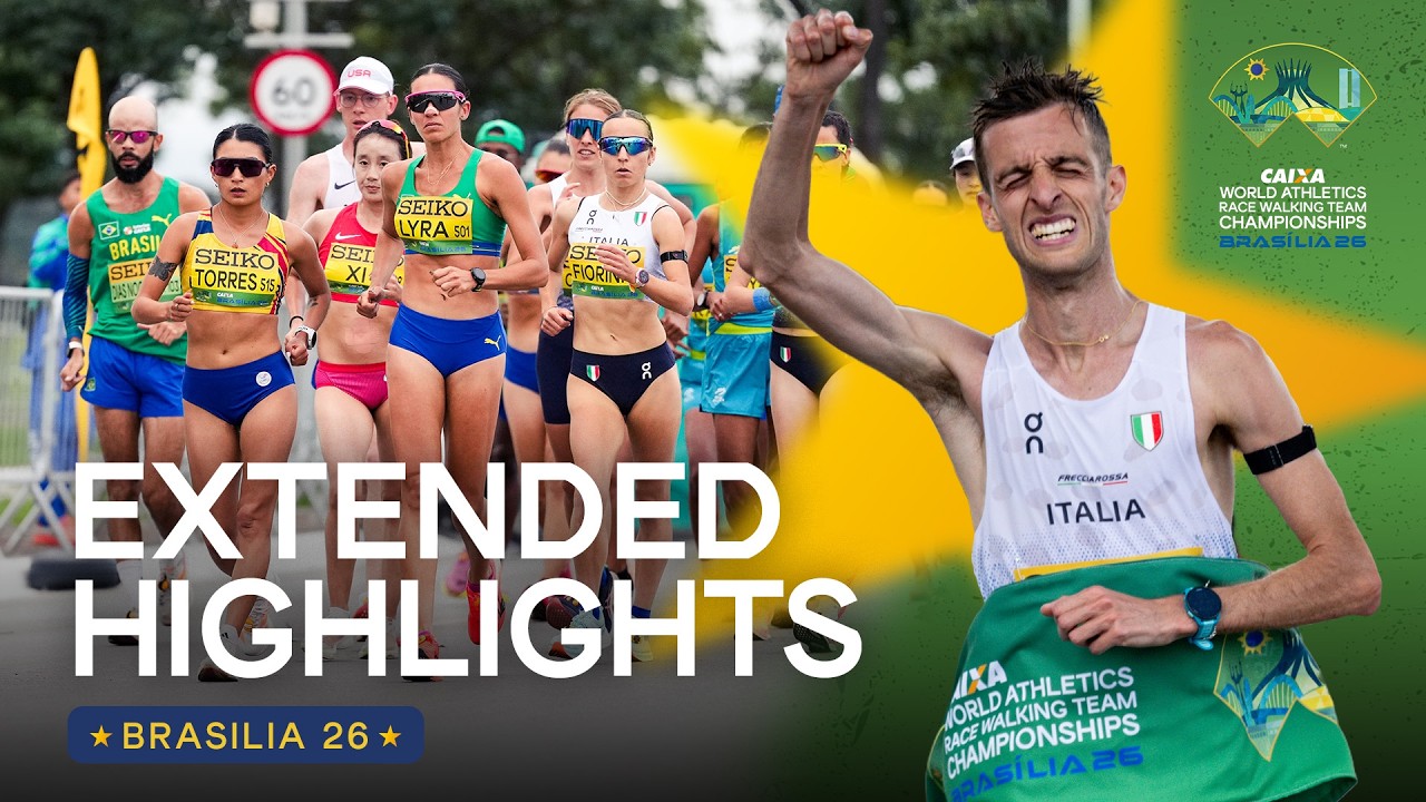 Full Extended Highlights - World Race Walking Team Championships Brasília 26