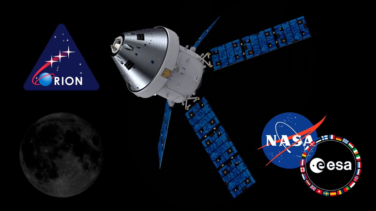 Orion Spacecraft Promo Vid - Free Models to download via Grabcad "OLD"