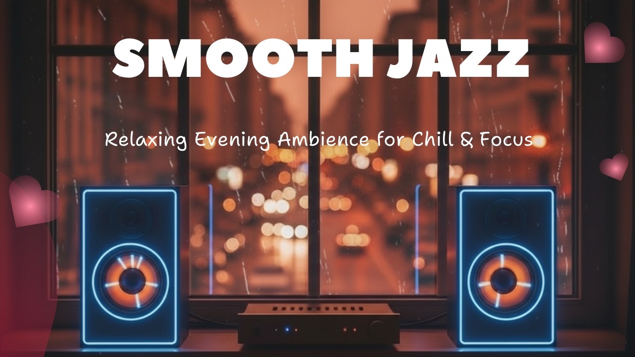 Smooth Jazz & Soulful R&B – Relaxing Evening Ambience for Chill & Focus 🎶✨