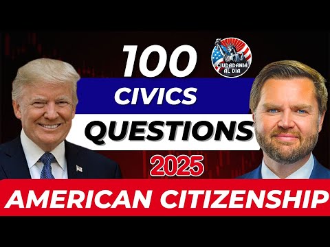 NEW U.S. Citizenship Test 2025, USCIS 100 Civics Test Questions and Answers! thumbnail