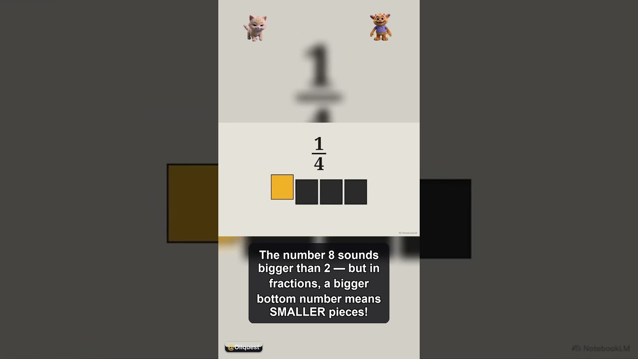 Fractions Are Easy as Pie (Part 3) 🚀 #Shorts