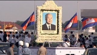 Norodom Sihanoukun Naaşı Kamboçyada