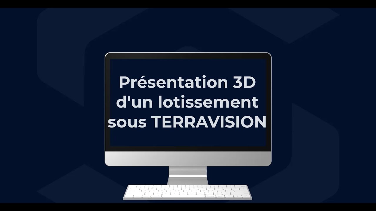 Terravision Examples GEOGEXFR CAD et TERRAVISION - Présentation 3D d'un lotissement - YouTube