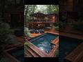 “3 Men Turned a Jungle into a Luxury Home with a Pool” 🔥 #poolhouse #dreampool #ai