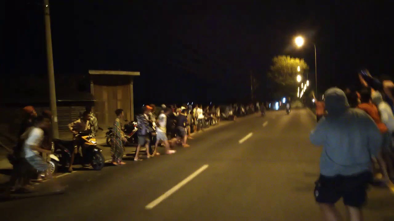 Suasana Balap liar Pati