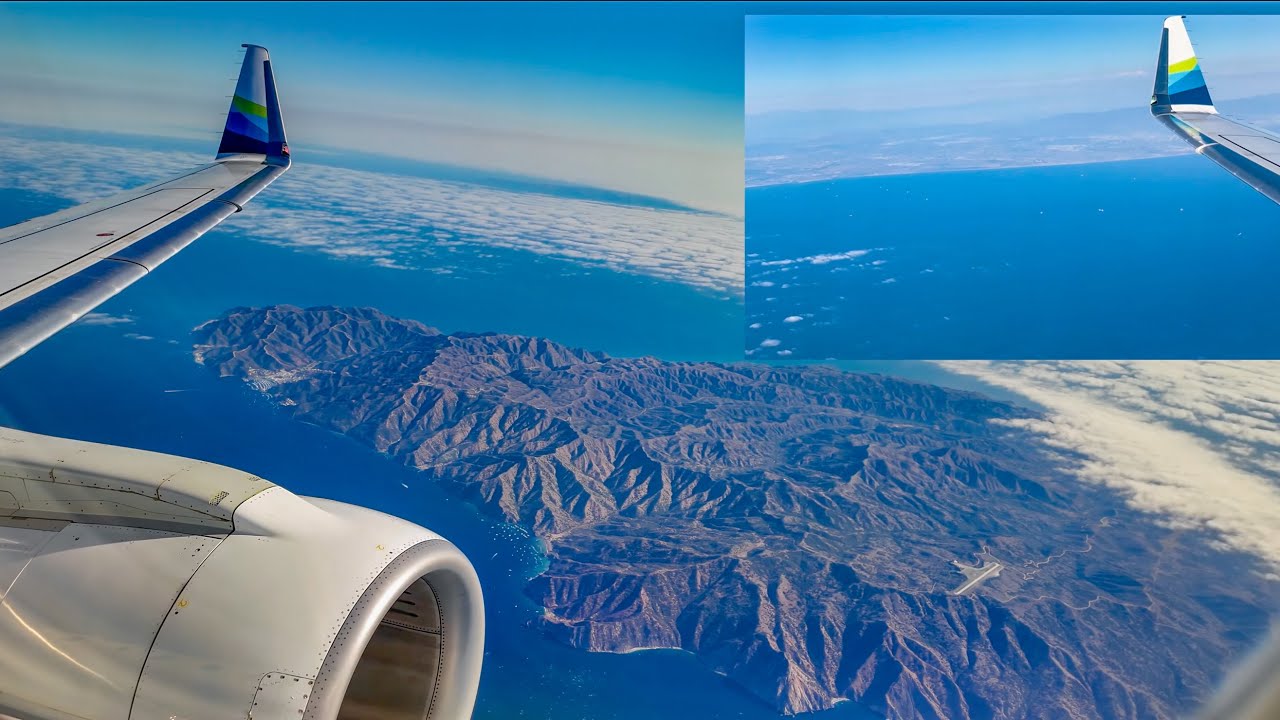 MAX THRUST Noise Abatement Rocket Takeoff from Orange County - FLY OVER BEAUTIFUL CATALINA! W/ ATC