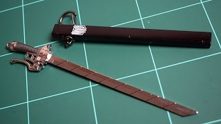 Attack On Titan Sword Metal Weapon V02 Keychain Review screenshot 5