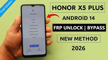 Honor X5 Plus Frp Bypass/Unlock Google Account Lock Android 14 - Without Unlock Tool 100% Free