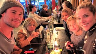 Chris Hemsworth Posts Rare Family Photo with Elsa Pataky and Their Three Kids