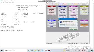 PEB steel structure design on MBS (metal building software)