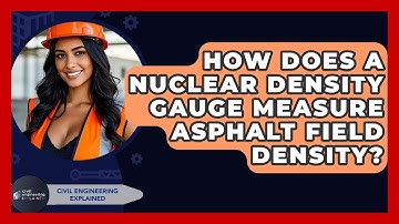 How Does A Nuclear Density Gauge Measure Asphalt Field Density? - Civil Engineering Explained